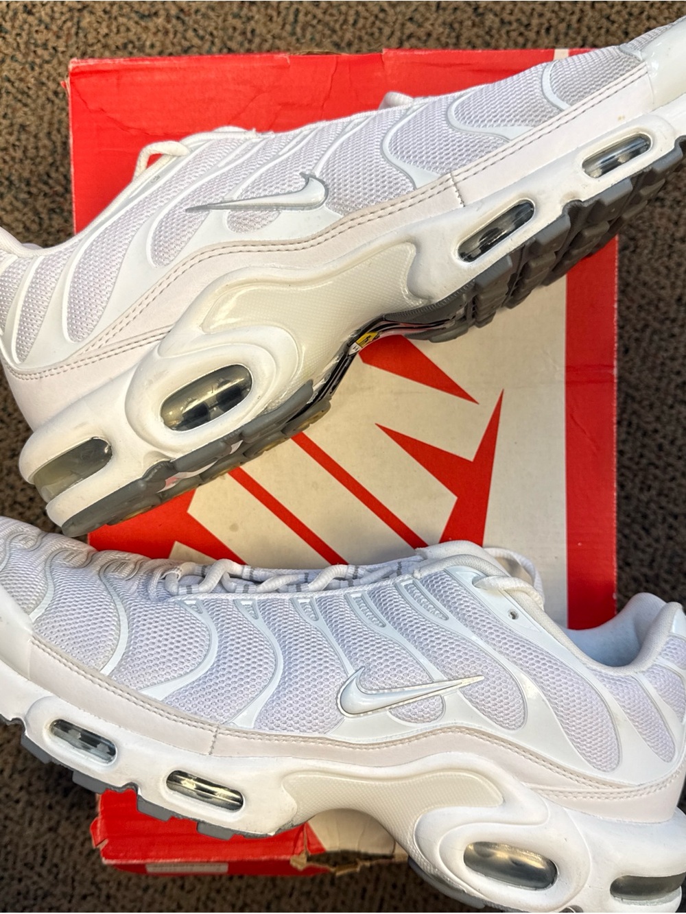 Nike Air Max Plus White TN Sneakers